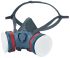 Moldex 7000 Series Half-Type Respirator Mask with Replacement Filters, Size Medium, Hypoallergenic
