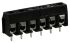 RS PRO PCB Terminal Block, 6-Contact, 5mm Pitch, Through Hole Mount, 1-Row, Screw Termination