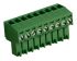 RS PRO 3.5mm Pitch 9 Way Right Angle Pluggable Terminal Block, Plug, Through Hole, Screw Termination