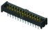 Samtec STMM Series Straight Through Hole PCB Header, 16 Contact(s), 2.0mm Pitch, 2 Row(s), Shrouded