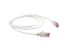 HellermannTyton Cat6 Male RJ45 to Male RJ45 Ethernet Cable, U/UTP Shield, White LSZH Sheath, 1m
