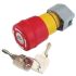 EAO Red Illuminated Emergency Stop Push Button, 22mm Cutout, Panel Mount, IP65