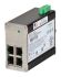 Red Lion 104TX Series DIN Rail Mount Unmanaged Ethernet Switch, 4 RJ45 Ports