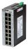 Conmutador Ethernet Red Lion 116TX, 8 puertos RJ45, Montaje Carril DIN