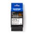 Brother HSE Black on White Label Printer Tape, 1.5 m Length, 17.7 mm Width