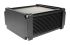 Caja para disipador de calor Takachi Electric Industrial de Aluminio Negro, 175 x 156.3 x 81.3mm, IP67