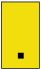 HellermannTyton Ovalgrip Slide On Cable Markers, Black on Yellow, Pre-printed ".", 1.7 → 3.6mm Cable, 901-10642