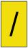 HellermannTyton Ovalgrip Slide On Cable Markers, Black on Yellow, Pre-printed "/", 1.8 → 6.3mm Cable, 901-10640