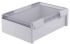 Bopla Bocube Series Light Grey Polycarbonate Enclosure, IP66, IP68, IK07, Transparent Lid, 284 x 364 x 120mm