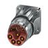 Phoenix Contact Circular Connector, 4 + 4 + 4 + E Contacts, Panel Mount, M23 Connector, Plug, Male, IP67, SH Series