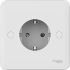 Schneider Electric White 1 Gang Plug Socket, 16A, Indoor Use