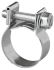 Jubilee Zinc-Plated Mild Steel Slotted Hex Mini Fuel Clip, Nut and Bolt Clip, 9.1mm Band Width, 12 → 14mm ID