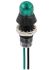 Sloan Green Indicator, 5 → 28V dc, 8.2mm Mounting Hole Size, Lead Wires Termination, IP68