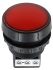 Indicador LED Sloan, Rojo, lente prominente, marco Negro, Ø montaje 22mm, 20mA, 800mcd, IP65