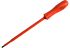 ITL Insulated Tools Ltd Slotted Insulated Screwdriver, 6.5 x 1.2 mm Tip, 103 mm Blade, VDE/1000V, 253 mm Overall