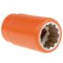 ITL Insulated Tools Ltd 1/2 in Drive 18mm Insulated Standard Socket, 12 point, VDE/1000V, 50 mm Overall Length