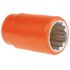 ITL Insulated Tools Ltd 19mm Isoleret standard top med 1/2 tomme fæste , L: 50 mm, VDE/1000V