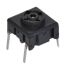 Dotykový spínač IP67, barva ovladače: Černá, typ ovladače: Ploché tlačítko SPST 50 mA 10.4mm 6.5 (Dia.)mm Plošný spoj