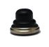 EOZ Black Push Button Cap for Use with 10 mm Push Button, 18 (Dia.) x 13.7mm