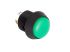 EOZ Illuminated Push Button Switch, Momentary, Panel Mount, 12mm Cutout, SPST, Green LED, 5V, IP67