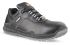Jallatte J&J Unisex Black Toe Capped Safety Shoes, EU 42, UK 8