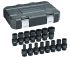 GearWrench 15-Piece Metric 3/8 in Impact Socket Set , 6 point