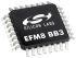 Mikrokontrolér EFM8BB31F32G-B-QFP32 8bit 50MHz 32 kB Flash 2,304 kB RAM, počet kolíků: 32, QFP