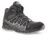 Jallatte Jalsensei Black, Grey ESD Safe Composite Toe Capped Unisex Safety Boots, UK 3.5, EU 36