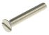 RS PRO Slot Countersunk A4 316 Stainless Steel Machine Screws DIN 963, M5x40mm