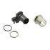 TE Connectivity Circular Connector, 5 Contacts, PCB Mount, M12 Connector, Plug, Male, IP68, M12 Series
