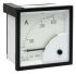 HOBUT D72SD Analogue Panel Ammeter 0/300A For 300/5A CT AC, 72mm x 72mm Moving Iron