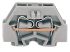 Wago 260 Series Grey End Terminal Block, 1.5mm², Single-Level, Cage Clamp Termination
