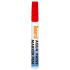 Pennarello marcatore Rosso Ambersil, punta media da 4.5mm, compatibile con Vetro, Metallo, Plastica