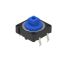 Blue Cap Tactile Switch, SPST 50 mA 3mm Snap-In