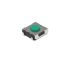 Green Button Tactile Switch, SPST 50 mA 0.5mm Surface Mount