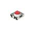 Red Button Tactile Switch, Single Pole Single Throw (SPST) 50 mA 1.05mm Surface Mount