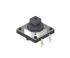 Grey Cap Tactile Switch, SPST 50 mA 3mm Snap-In