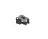 Black Button Tactile Switch, SPST 50 mA 0.65mm Surface Mount
