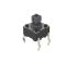 Grey Cap Tactile Switch, SPST 50 mA 3.8mm Snap-In