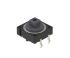 Grey Cap Tactile Switch, Single Pole Single Throw (SPST) 50 mA 3mm Snap-In