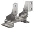 Pinet Polished Stainless Steel Friction Hinge, Screw Fixing, 30mm x 60mm x 51.5mm