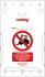 Brady Safety Forklift Tag, German Language, 10 per Pack