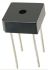 Raddrizzatore a ponte, Monofase, HY Electronic Corp, Ifwd 10A, VRRM 1000V, BR-8, Su foro, 4 Pin