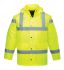 Portwest Yellow Men Hi Vis Traffic Jacket, XXL