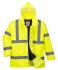 Portwest Yellow Men Hi Vis Bomber Jacket, 3XL