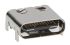 Molex USB csatlakozó Nő Derékszögű, Felületszerelt, verzió: 3.1, 30,0 V, 5.0A, 105450 sorozat