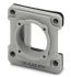 Phoenix Contact, VS-08-A-RJ45/MOD-1-IP 67 Panel Mounting Frame for use with Keystone Modular Socket Inserts