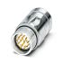 Phoenix Contact Circular Connector, 16 + 3 Contacts, Cable Mount, M23 Connector, Socket, Male, IP67, CA Series