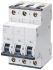 Siemens Sentron 25A MCB Mini Circuit Breaker3P Curve B, Breaking Capacity 10 kA, 400V