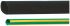 HellermannTyton Heat Shrink Tubing, Green/Yellow 24mm Sleeve Dia. x 1m Length 3:1 Ratio, TREDUX Series